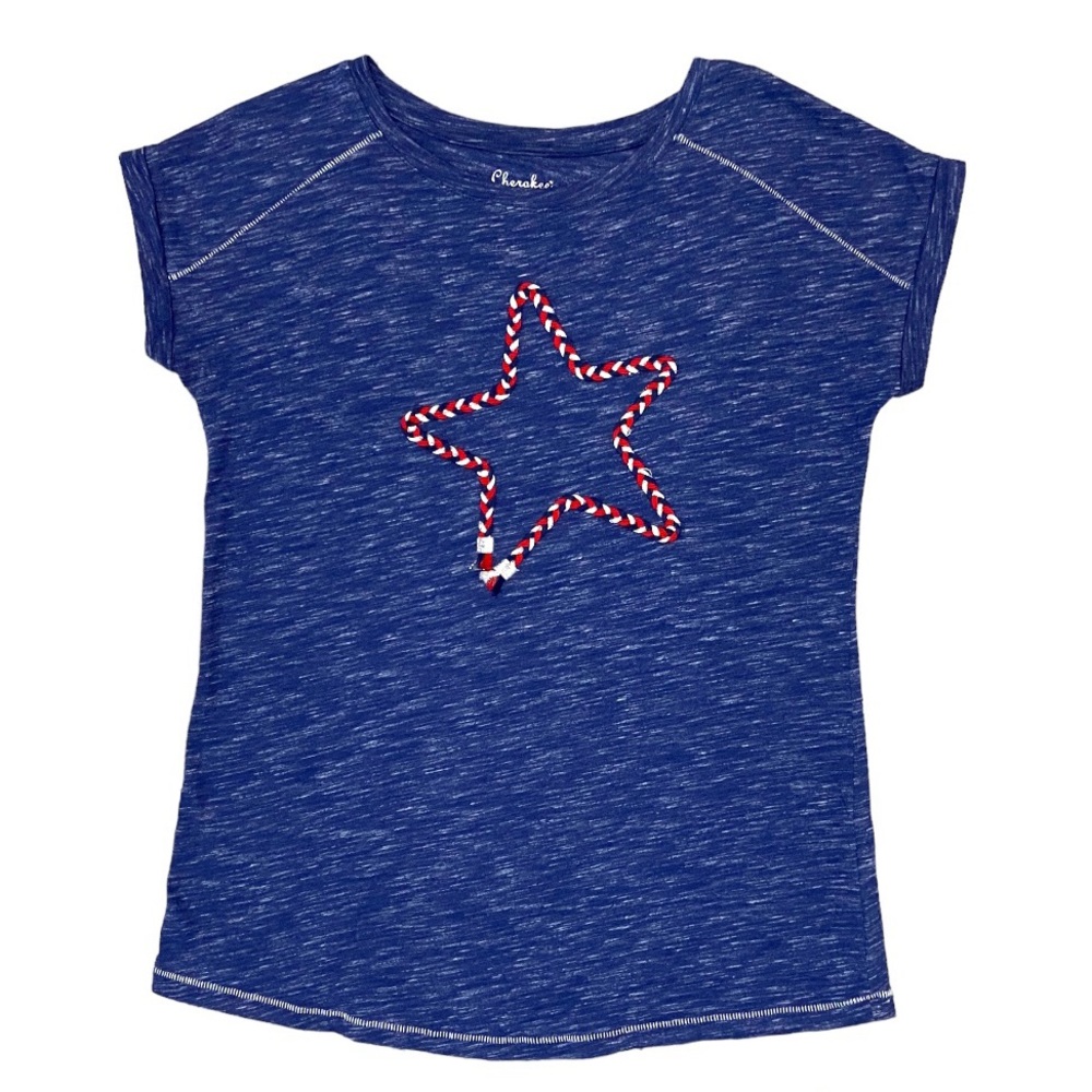 🔴 5/$20, Cherokee Star Tee Patriotic